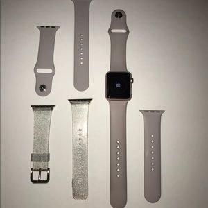 Rose gold 38mm apple watch